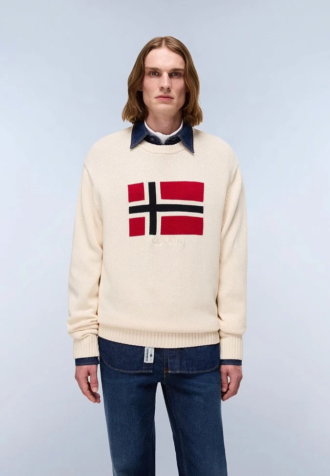 Свитер Napapijri Mura Jumper Beige Dimity