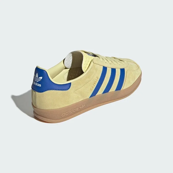 Кроссовки adidas Originals Gazelle Indoor Powder Yellow/Royal Blue/Cloud White
