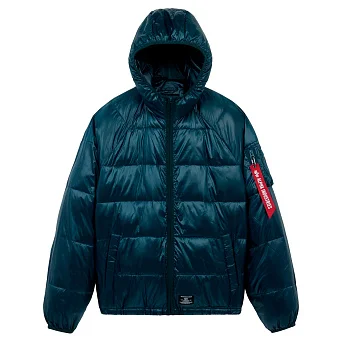 Мужская куртка Alpha Industries Laughlin Ultralight Hooded Puffer Midnight Teal
