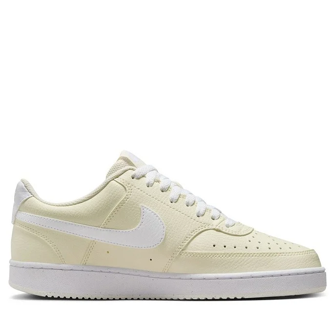 Кроссовки женские Nike Court Vision Low Next Nature White/Black/Pale Ivory